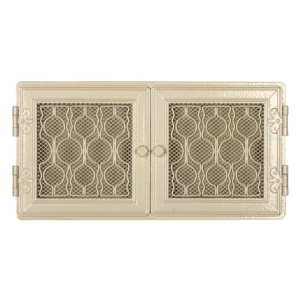 Kratka kominkowa stylowa 21x43cm biały antyk