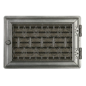 Kratka kominkowa stylowa 21x32cm z żaluzją grafit