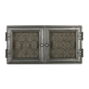 Kratka kominkowa stylowa 21x43cm grafit