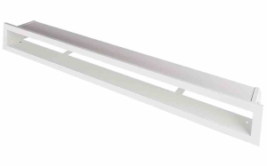 Kratka kominkowa OTWARTA 80x6cm biała