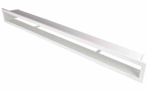 Kratka kominkowa OTWARTA 100x6cm biała