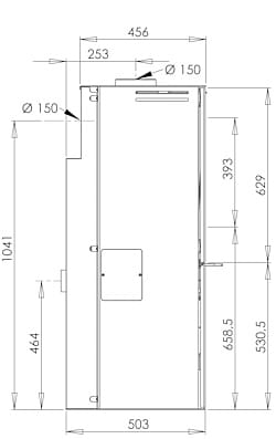 Piec na drewno i pellet ADURO H5 www.bielsko-kominki.pl 8