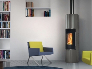 Piecyk wolnostojący Edilkamin Tally UP S kolor szary