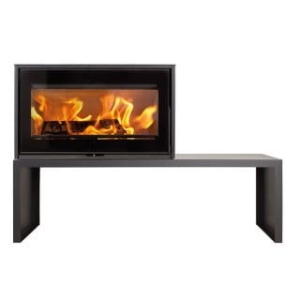 Piec kominkowy Heta Scan-Line 100R prostokątny